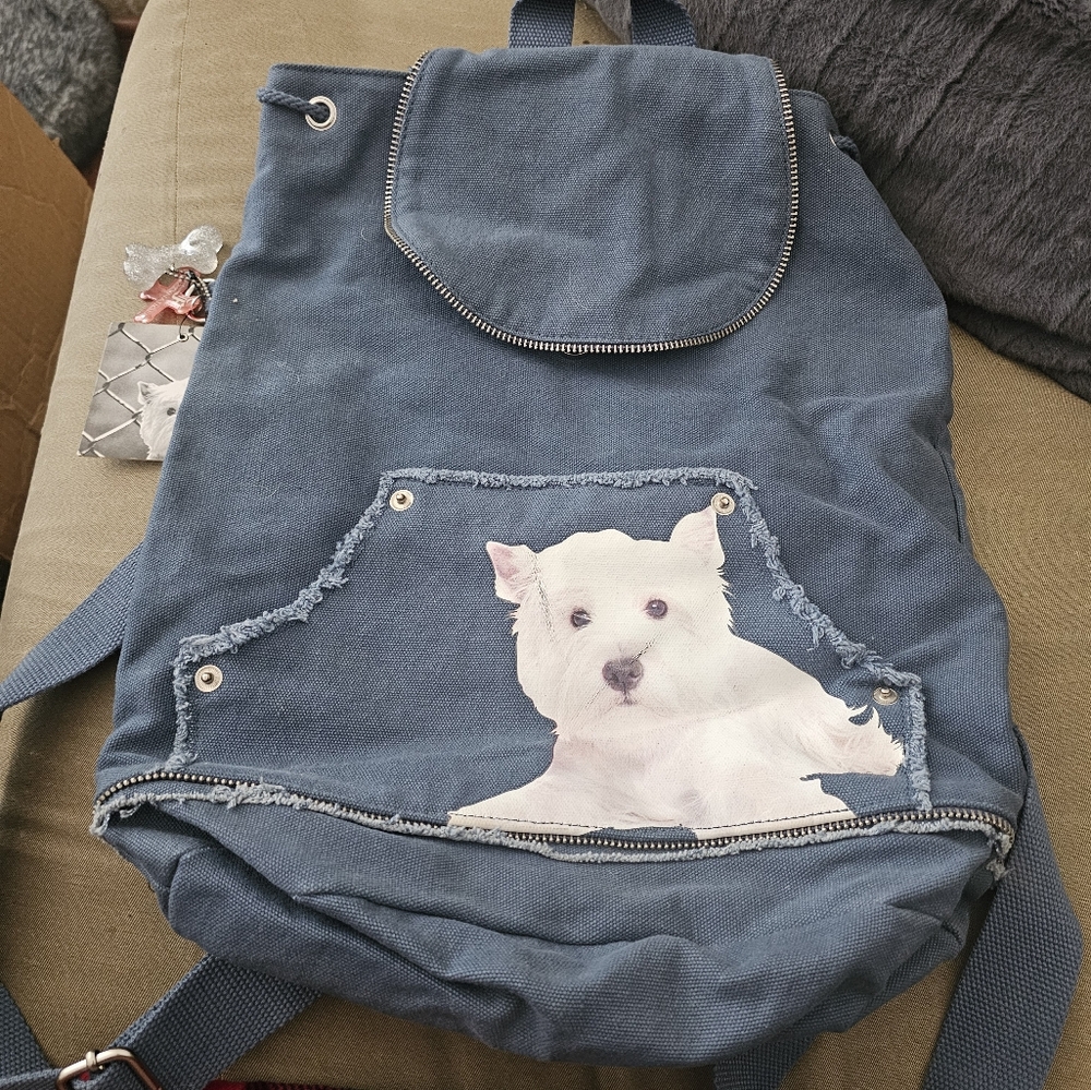 Fuzzynation animal carrier backpack bag new with tags